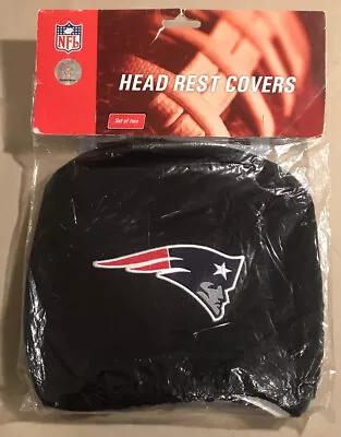 NFL - New England Patriots Logo Car Truck Headrest Covers Embroidered • $17