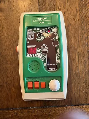 Vintage Tandy Boxed Handheld Championship Electronic Golf Game Collectible • $29.99