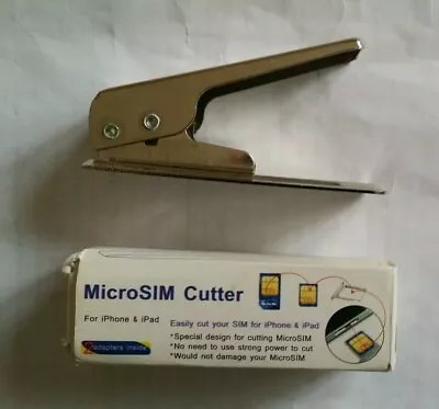 MicroSim Cutter For IPhone IPad GSM Phone 2 Adapter Card Pin Standard Size Punch • $4.99