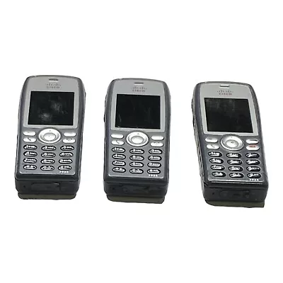 LOT OF 3 Cisco CP-7925G Wireless VOIP Phone 74-5464-02 Rev L0 • $30.14