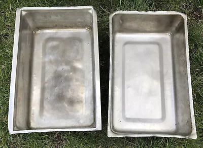 LOT Of 2 Stainless Steel Full Size 6'' Deep Steam Table Pans Water • $38.99