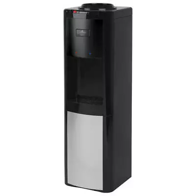 3 4 & 5 Gal Stainless Steel Black Top Load Hot Room Cold Water Cooler Dispenser • $251.99