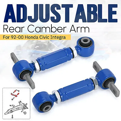 2pcs Adjustable Rear Camber Control Arms Links Set For Honda CRV CR-V 97-01 • $38.90