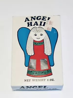 Vintage NOS Spun Glass Angel Hair In Angel Themed Box By Union Wadding Co. • $14.50