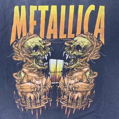 Vintage 2000 Metallica Summer Sanitarium Pushead Tour T-Shirt • $16.99