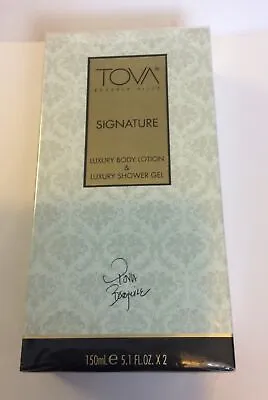 £35 • Buy Tova Signature Luxury Body Lotion & Shower Gel 2 X150ML Set Brand New Sealed