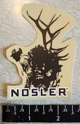 Nosler Hunter Buck Deer Rifle Factor Partition Bullet Co. Vinyl Decal Sticker • $5.99