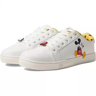 Mickey Mouse Word Scramble Men's Court Sneakers White • $31.98