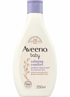 Aveeno Baby Calming  Comfort Bedtime Bath Wash For Delicate Skin  250ml • £4.66