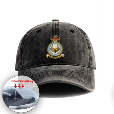 Vintage No.2 Squadron RAF REGT Baseball Cap Unisex Denim Hat Adjustable Dad Hat • £19.19