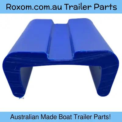 $20 • Buy Boat Trailer Skids Plastic Bunk Covers. 510mm Blue Covers Suit Telwater Quintrex