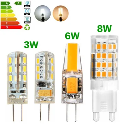 G4 3W 6W 12V Led Bulb G9 8W 220V SMD Lamp White Replace Halogen Light Cob X5 X10 • $16.99