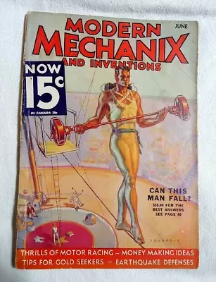 Modern Mechanix And Inventions 1933 June Vol 10 #2 Magazine EX+ • $126.40