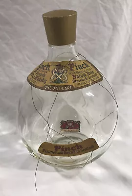 Vintage Pinch Haig And Haig 9” Scotch Whisky Bottle 86 Proof Alabama ABC Board • $149.99