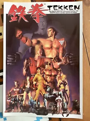 Tekken Arcade Poster 13 X 19 • $9