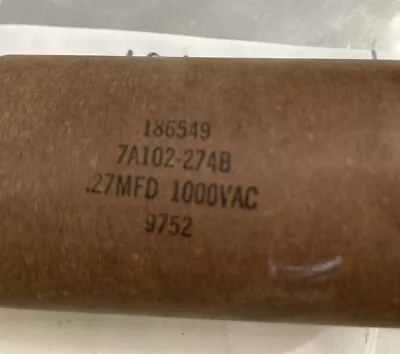 MILLER WELDER PARTS For Miller Dynasty DX MI-186549 Capacitor Used Tested • $110