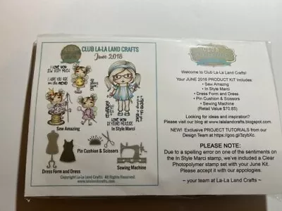 Used Club La-La Land Crafts June 2018 Kit • $12.99