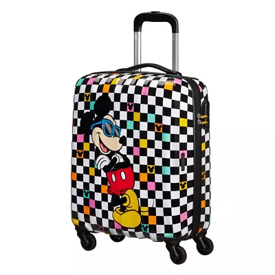 American Tourister Disney Mickey Mouse Check Childrens Hand Luggage 55cm 36L • £78.50