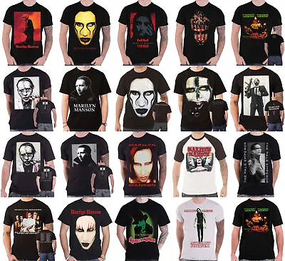 Official Marilyn Manson T Shirt Pale Emperor SAY10 American Family Mens New • £17.95