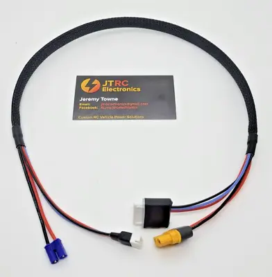 2S Charge Cable Lead 2FT XT60 To EC2 Lipo Battery Losi Mini-B And Mini-T 2.0 • $18
