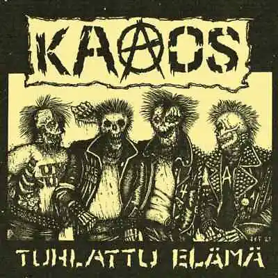 Kaaos – Tuhlattu Elämä  LP Finnish Hardcore Punk 2023 Live Recording 1981 • $26.15