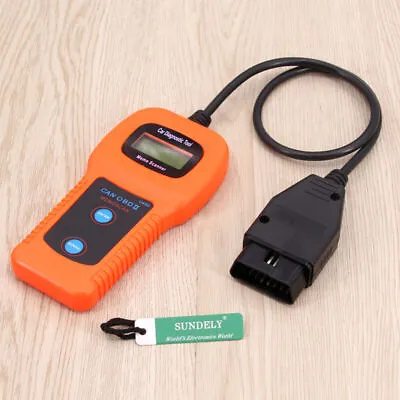 U480 Car Engine Auto Fault Code Reader OBD2 Scan Tool Diagnostic Scanner • £19.33