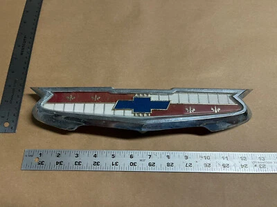 $99 • Buy Original Vintage 1956 1957 1958 CHEVROLET Trunk Emblem Hood Ornament 3722451