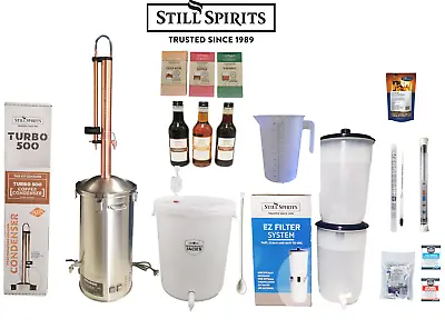 Still Spirits Turbo 500 Copper Condensor Distillery Kit W/H 35L Digiboil Boiler • $449.88