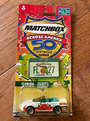 2002 Matchbox Across America Florida ‘96 Chevrolet Camaro Ss Convertible • $9.95