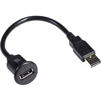 PAC USBDMA6 6' USB Extension Cable Adaptor W/ Dash Mount Bracket For Head Units • $25.95