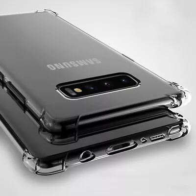 For Samsung Galaxy S8 S9 Plus Shockproof 360 Full Body Soft TPU Phone Case Cover • $10.99