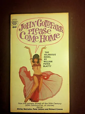 $5.99 • Buy John Goldfarb Please Come Home By William Blatty Crest 1964 D763 1st Printing