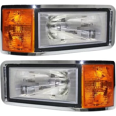 Mack CH CL Headlight Halogen For 1991-2007 Set LH RH CH713 • $249.95