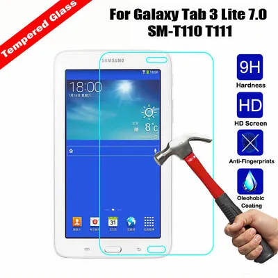 For Samsung Galaxy Tab A A2 S6 S4 Tempered Glass Tablet Screen Protector Cover • $25.06