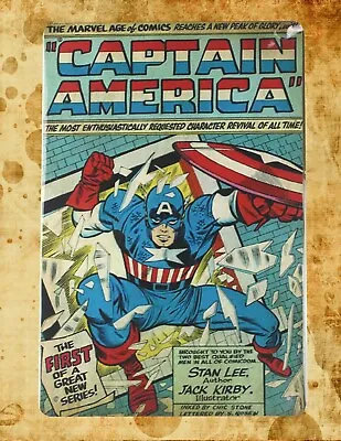 $18.96 • Buy  Captain America  Comics Tin Metal Sign Inexpensive Home Decor