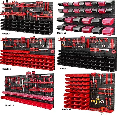Wall Mounted Tool Storage Organiser Peg Board Rack Holder Garage Workshop Shed • £78.95