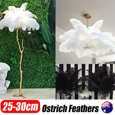 10x 30-35cm  Large Ostrich Feathers Plume Centerpiece Wedding Party Table Acsb • $18.29