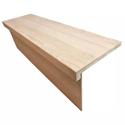 £148.95 • Buy Oak Staircase Steps Cladding Tread With Riser And Nosing 40mm – Various Lengths