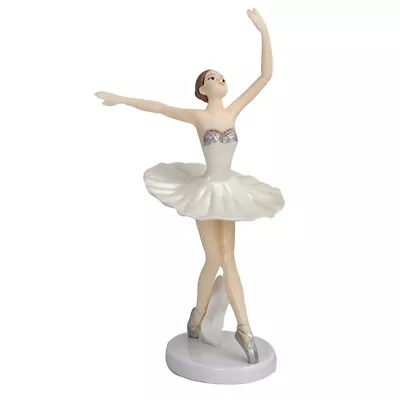  Ballet Girl Resin Figurine Dancer Sculpture Durable Home Ornament • £9.28