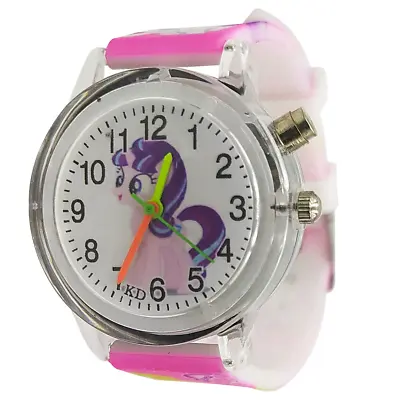 My Little Pony Light Up Pink Colour Changing Girls Kids Children Wrist Watch New • $8.70