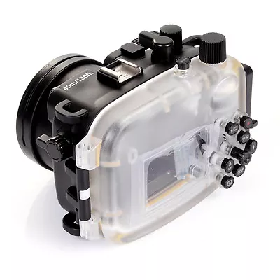 40M 130ft Waterproof Underwater Housing Dving Case Cove For Canon PowerShot G7X • $246.29