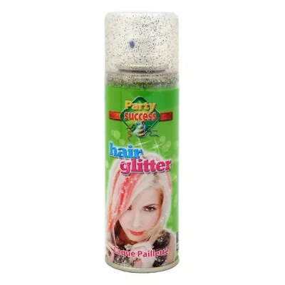 Silver Glitter Hair Spray Wash Out Party Sucess Quick UK Postage! • £4.99