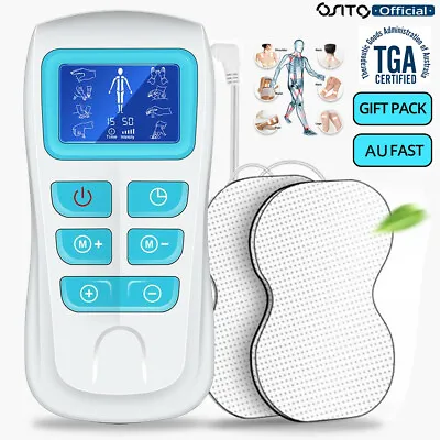 OSITO TENS Unit EMS Machine 8 Mode Electronic Pulse Therapy Massager Pain Relief • $30.59