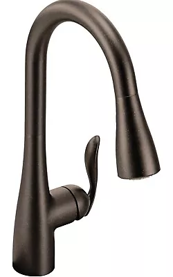 Moen Arbor One-Handle High Arc Pulldown Kitchen Faucet - Oil Rubbed Bronze... • $244