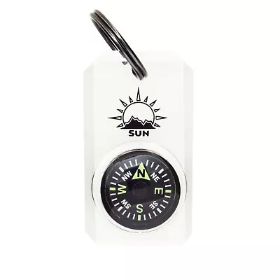 Sun Company MiniComp - Zipperpull Mini Compass With Split Ring • $9.99