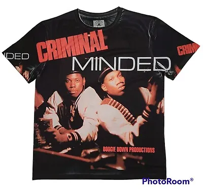 KRS-One BDP Criminal Minded T Shirt Sublimated • $37.99
