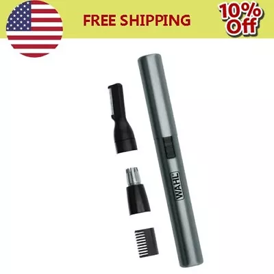 Wahl 5640-600 Micro Groomsman Personal Pen Trimmer Hygienic Grooming Black/Gray • $13.20