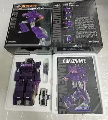 Fans Toys Ft-03t Shockwave Ft03t Quakewave Action Figure Opened Box Used Toy • $150