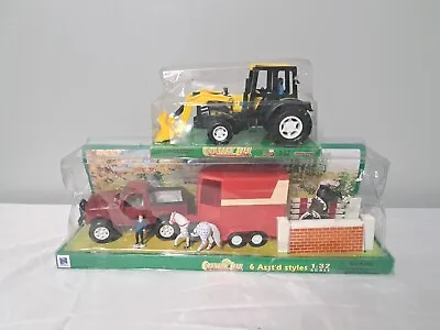 Vintage New Ray Country Life 1:32 Lot Friction Farm Tractor / 6 Asst'd Styles • $23.18