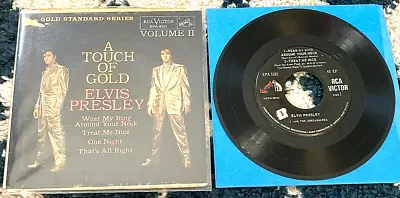 Elvis Presley: A Touch Of Gold Vol.2 45 EP RCA/US EPA-5101 W/cover G+ • $75.99